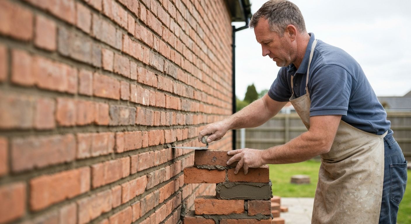 Macon professionnel au travail a Low, Quebec