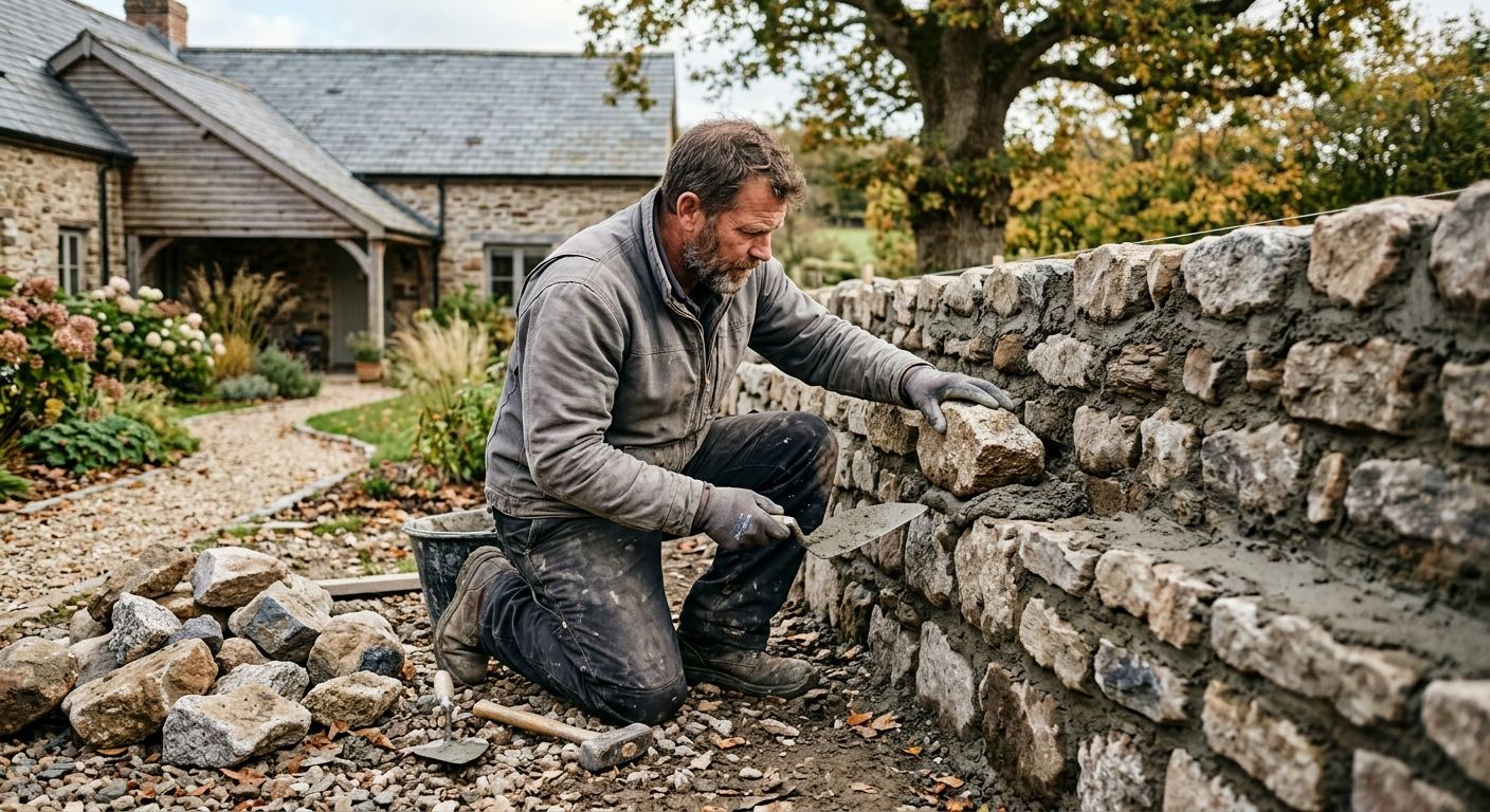 Macon professionnel au travail a Akulivik, Quebec