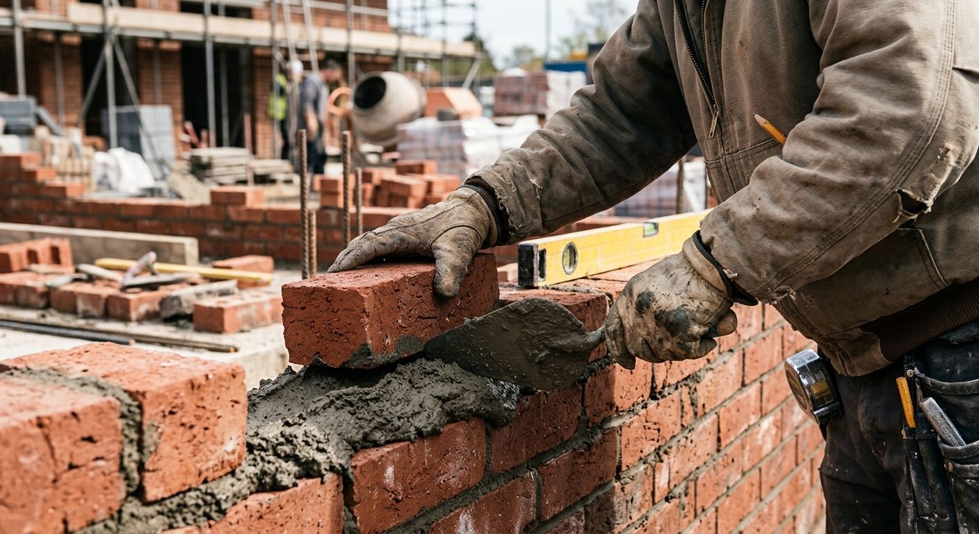 Construction de muret en pierre a Dunham