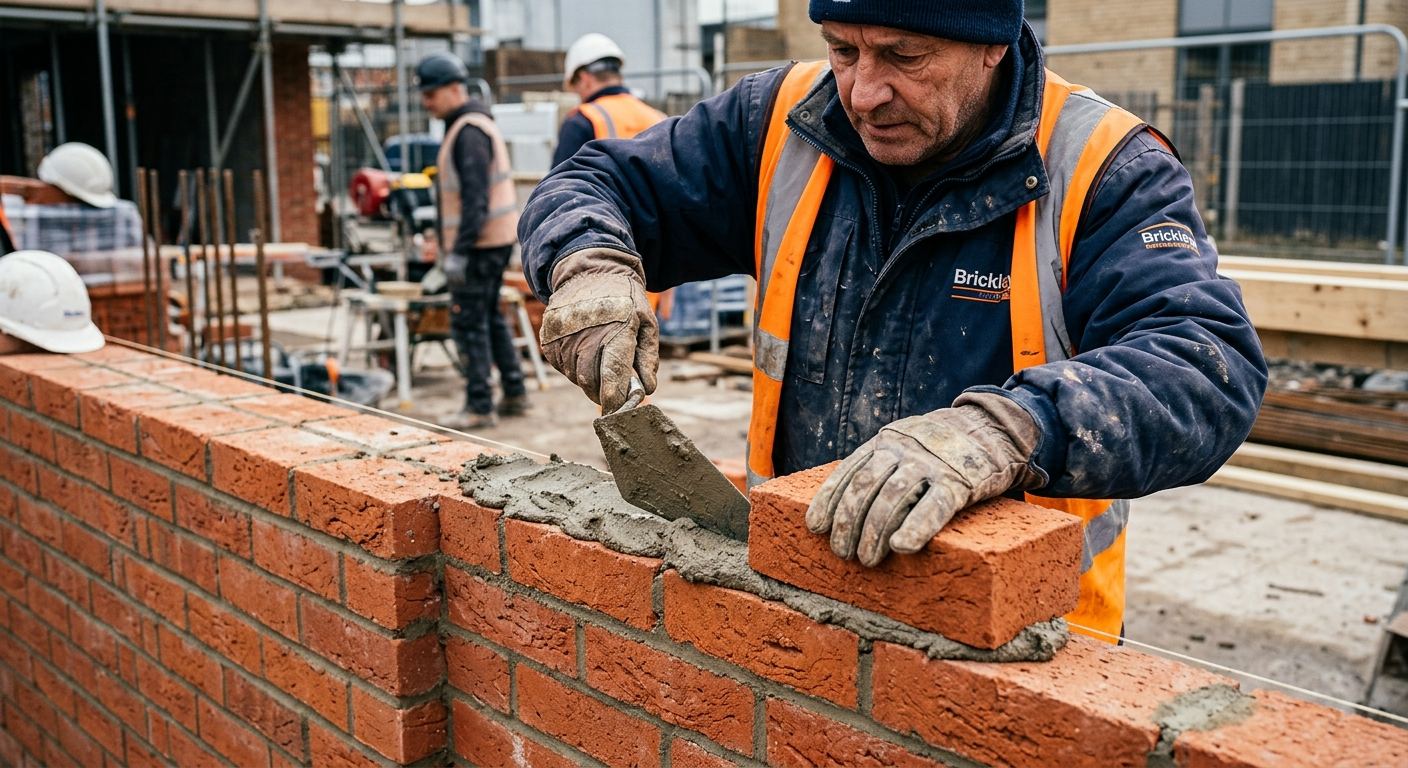 Macon professionnel au travail a Saint-Pierre, Quebec