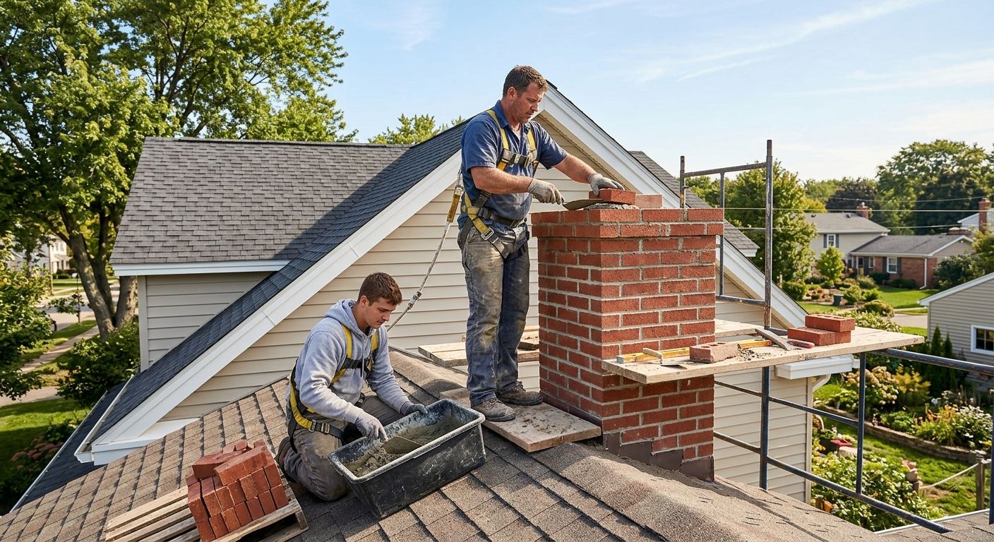 Macon professionnel au travail a Lingwick, Quebec